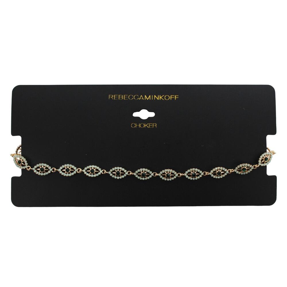 Rebecca Minkoff Evil Eye Choker Necklace $88 Tags #RM258